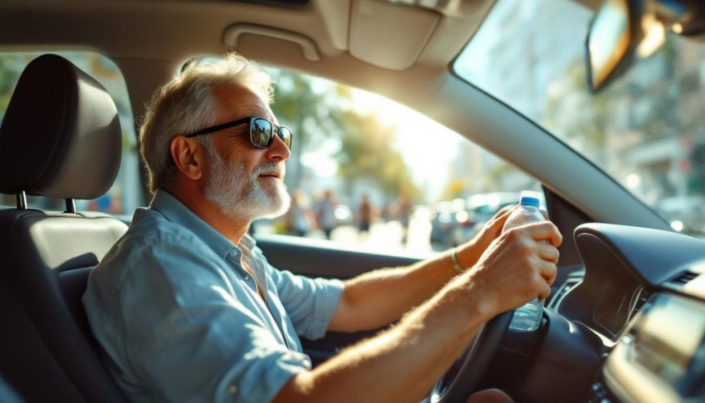 découvrez si boire de l’eau au volant est autorisé en période de canicule. réponse officielle à la législation, risques encourus et conseils de sécurité pour conducteurs face à la chaleur.