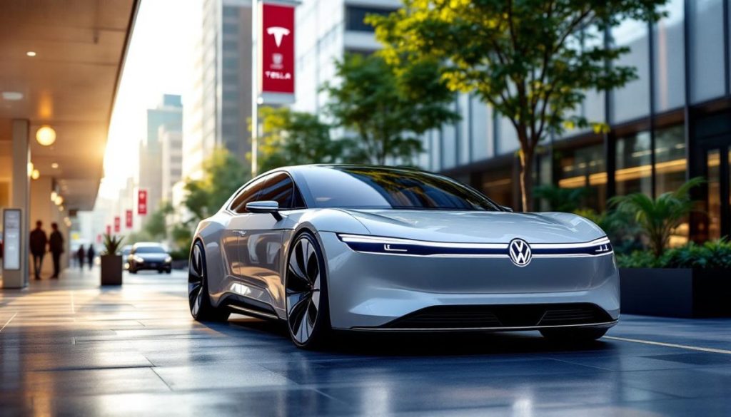 découvrez la berline id.7 de volkswagen, le nouveau concurrent de tesla qui a réussi à surpasser le model y en allemagne. avec son design innovant et ses performances impressionnantes, la id.7 redéfinit les standards des véhicules électriques. explorez ses caractéristiques révolutionnaires et son impact sur le marché automobile.