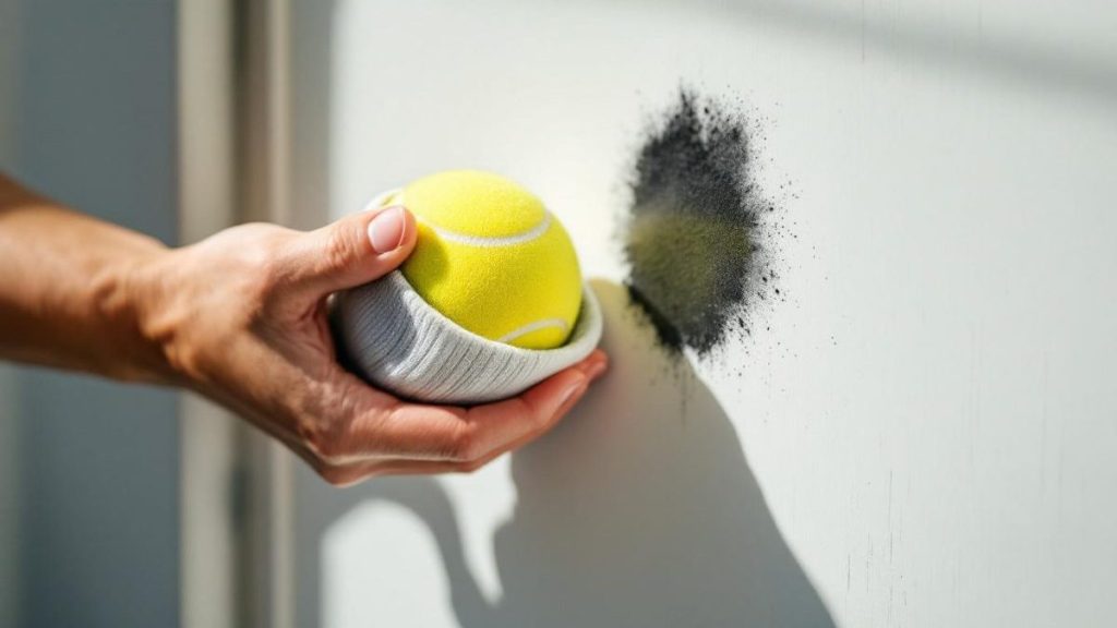 découvrez une astuce surprenante avec une balle de tennis pour éliminer facilement les taches tenaces à la maison, sans effort et sans produits chimiques.