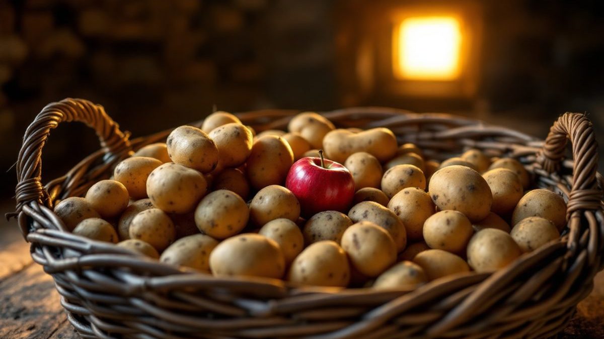 découvrez l'astuce de grand-mère infaillible pour conserver vos pommes de terre sans qu'elles ne germent pendant tout l'hiver. simple, naturelle et efficace !