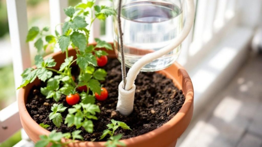 découvrez ce système diy ingénieux qui maintient vos bacs de plantes humides pendant 10 jours sans arrosage automatique ni récupérateur d'eau. facile à réaliser, économique et idéal pour partir l’esprit tranquille !