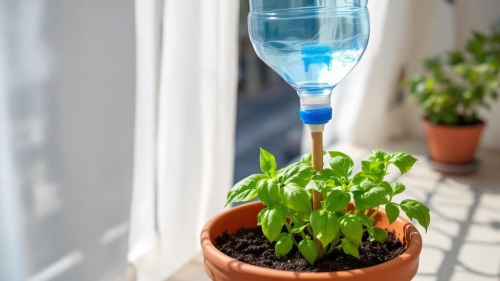 découvrez un système d’arrosage diy innovant qui hydrate vos bacs et jardinières pendant 12 jours sans récupérateur ni goutte à goutte. facile à réaliser et économique, il simplifie l’entretien de vos plantes en votre absence.