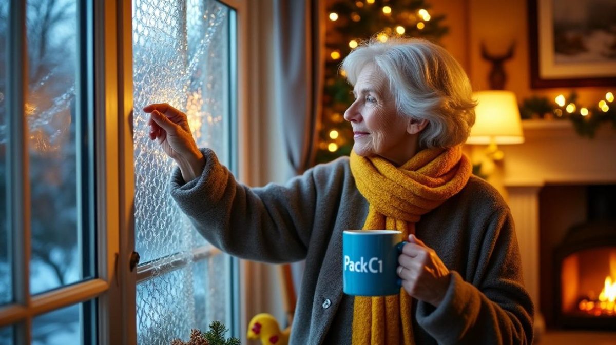 Cette grand-mère met du papier bulle derrière ses rideaux en hiver : sa facture de chauffage chute de moitié