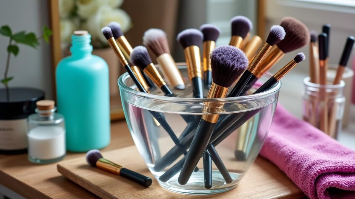 Pourquoi tremper vos pinceaux de maquillage dans du vinaigre une fois par mois change tout : ils sont comme neufs